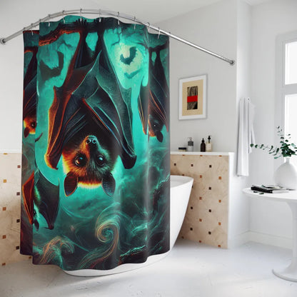 Night Flyers Shower Curtain