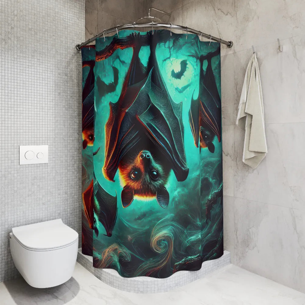 Night Flyers Shower Curtain