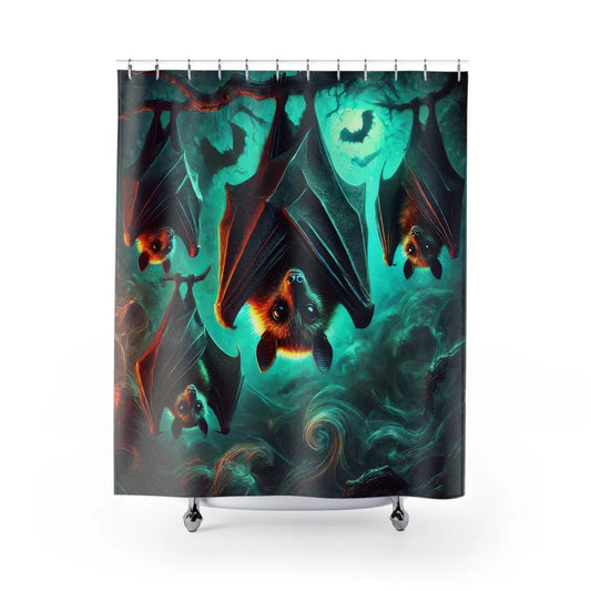 Night Flyers Shower Curtain