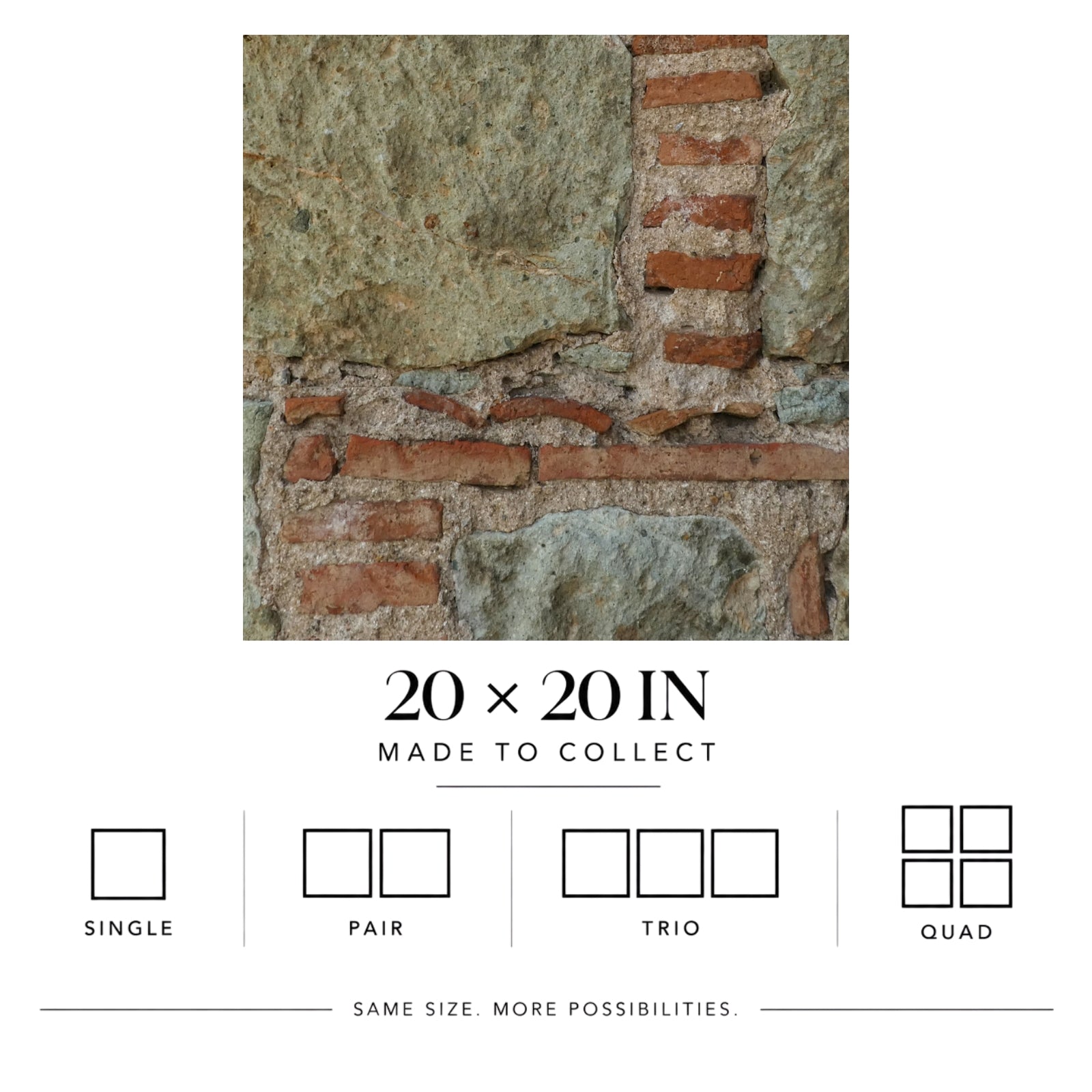 Patchwork Geometry | Matte Art Print