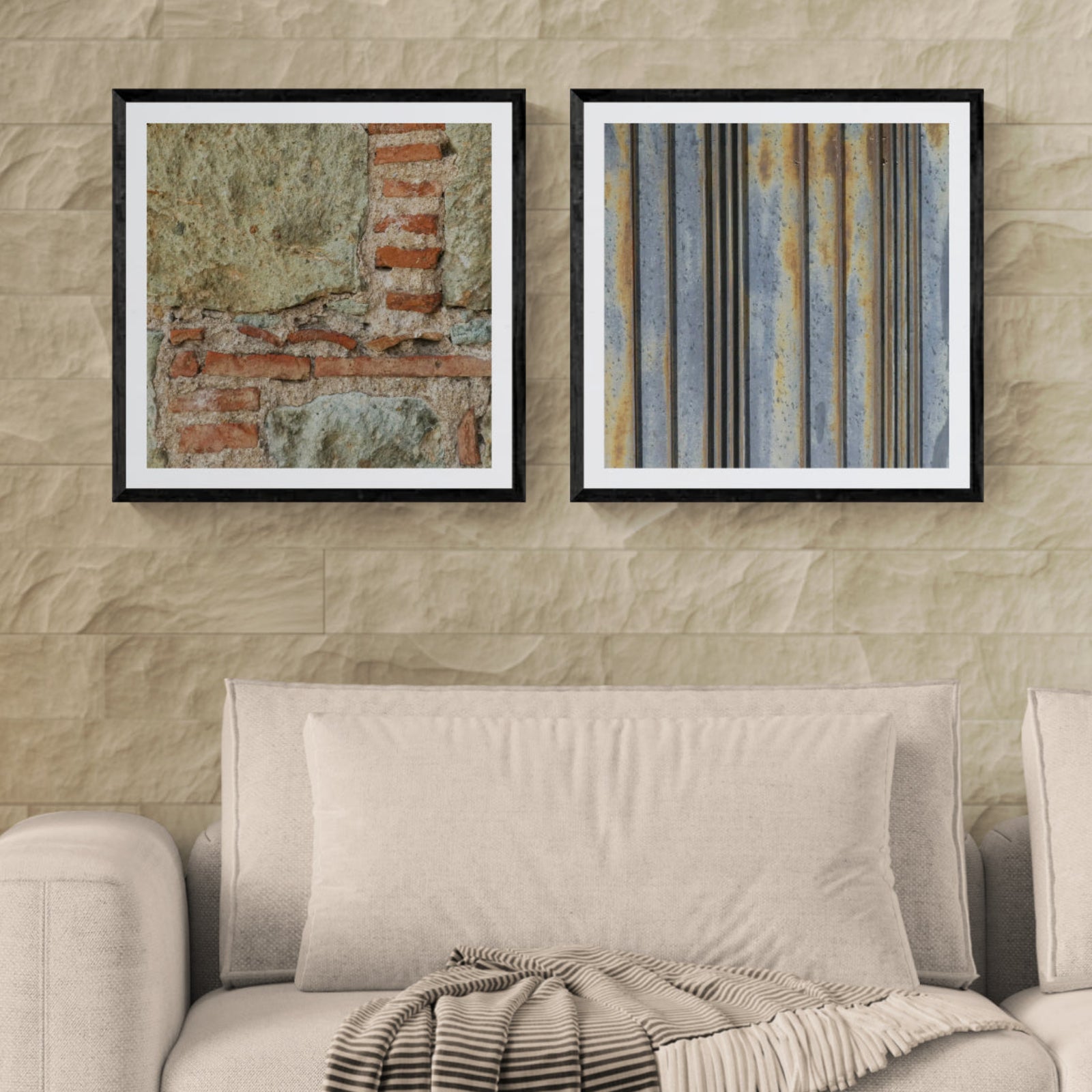 Patchwork Geometry | Matte Art Print