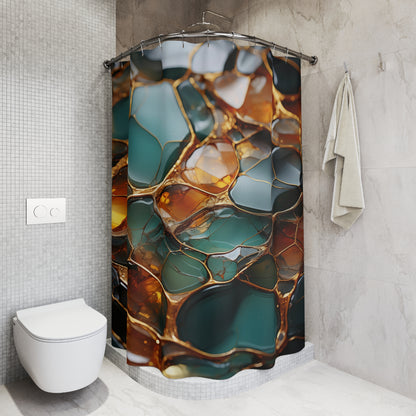 Patina Pools Shower Curtain