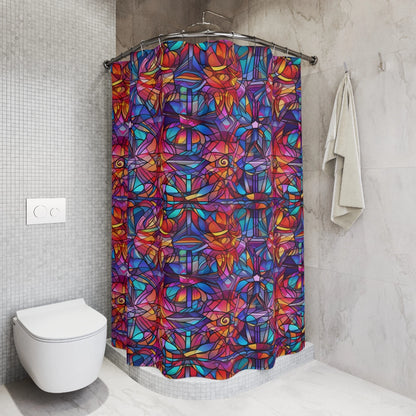 Radiant Mosaic Shower Curtain