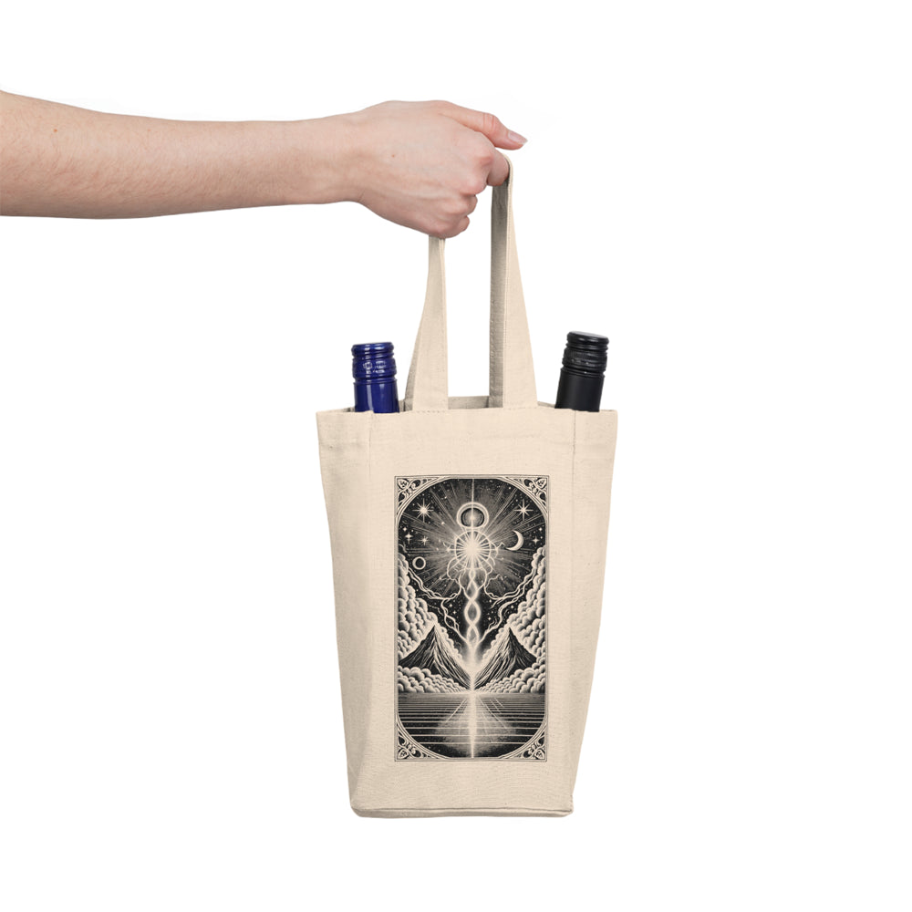 Sacred Conduit Double Wine Tote Bag