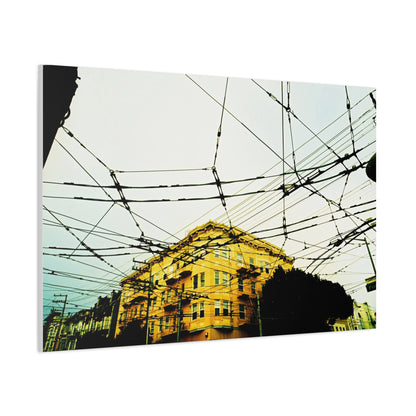 Electric Veins – 35mm Film Canvas Print