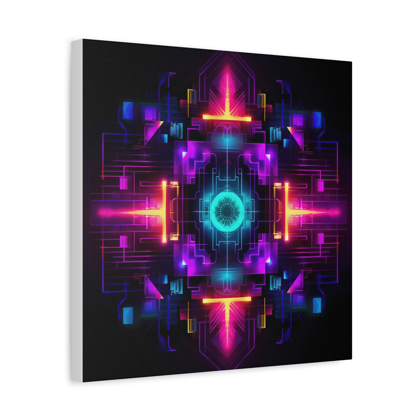 Plasma Glyph - Matte Canvas, Stretched, 1.25"