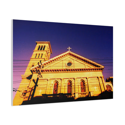 Sunlit Devotion – 35mm Film Canvas Print