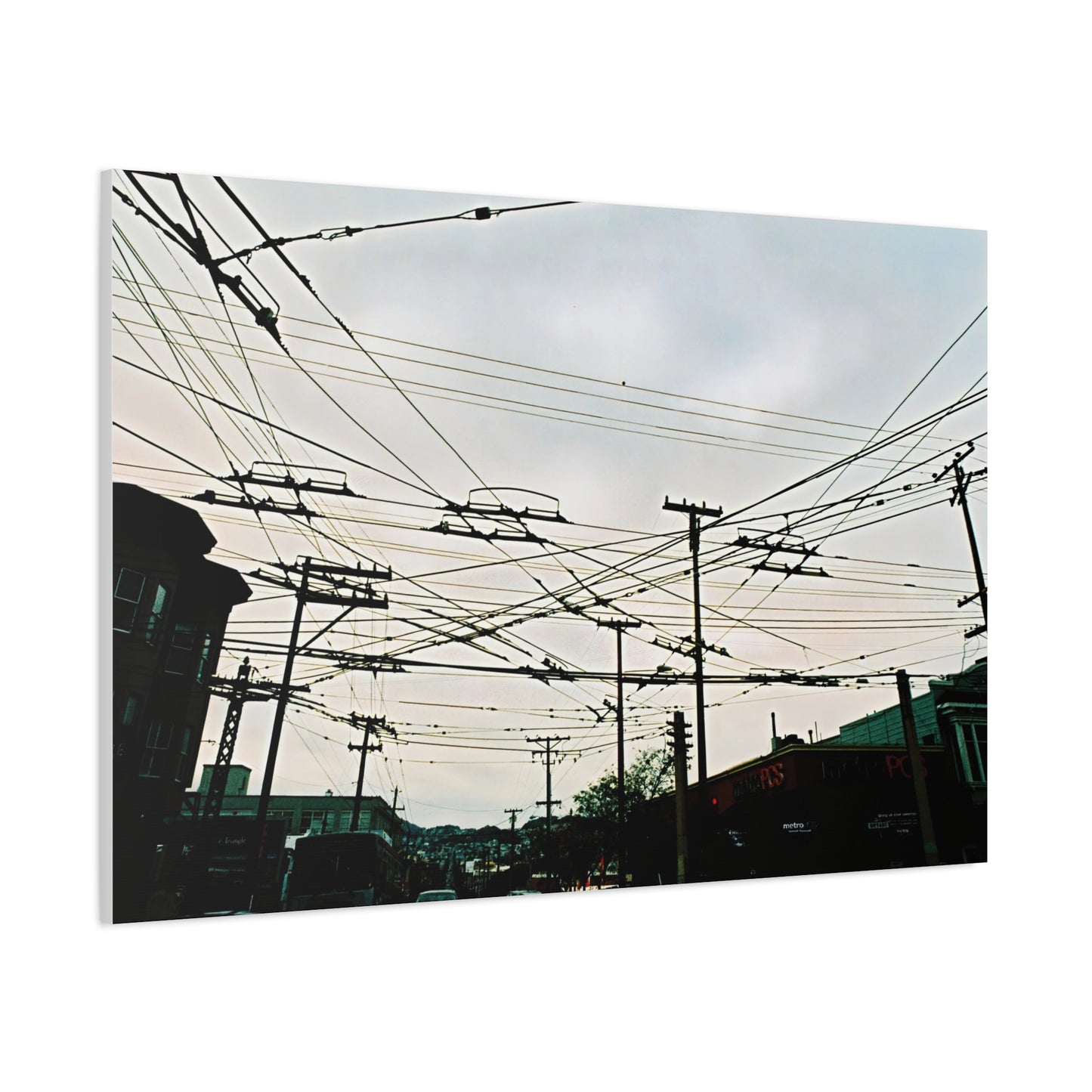 Wired Chaos – 35mm Film Canvas Print