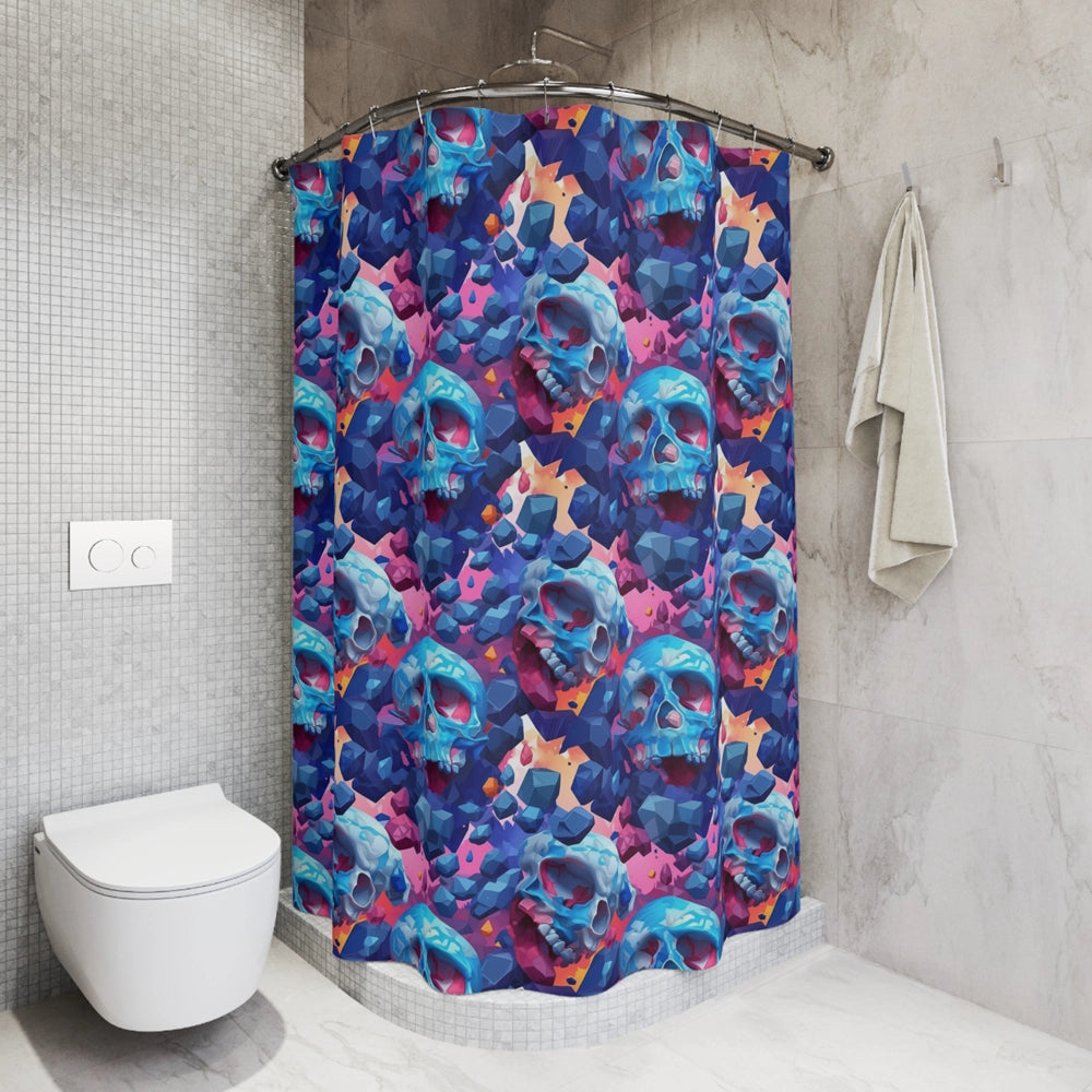 Skull Mosaic Shower Curtain