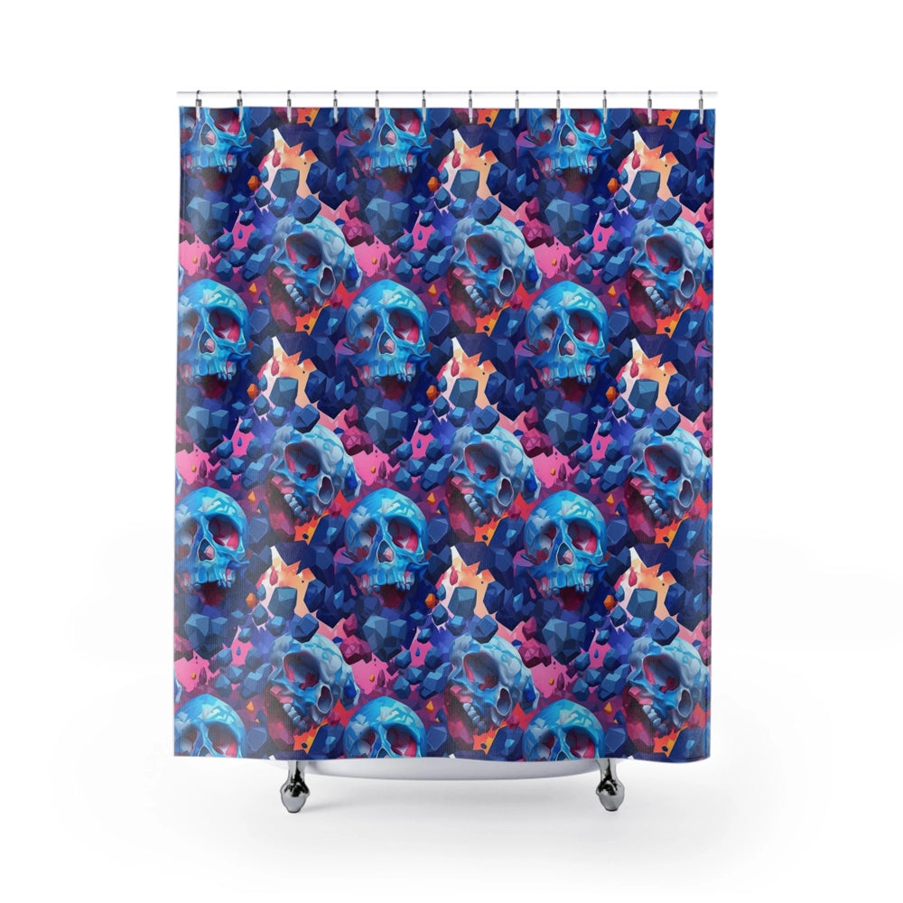 Skull Mosaic Shower Curtain