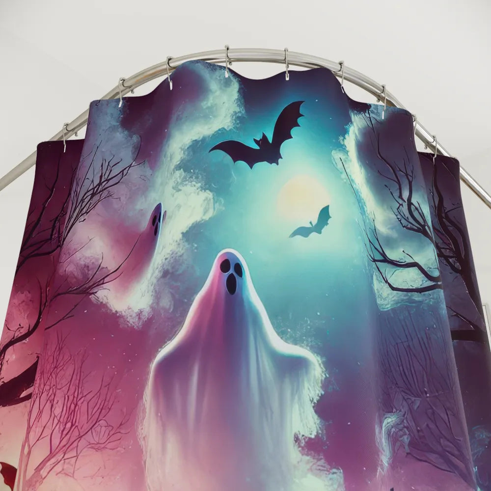 Spectral Sanctuary Shower Curtain