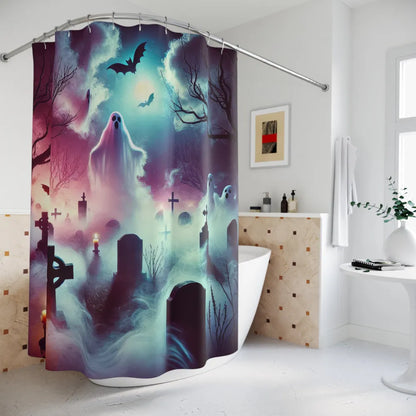 Spectral Sanctuary Shower Curtain