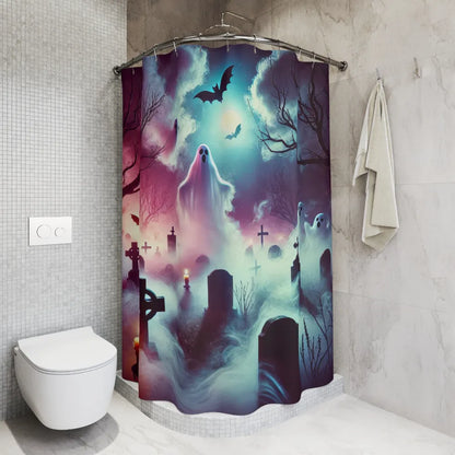 Spectral Sanctuary Shower Curtain