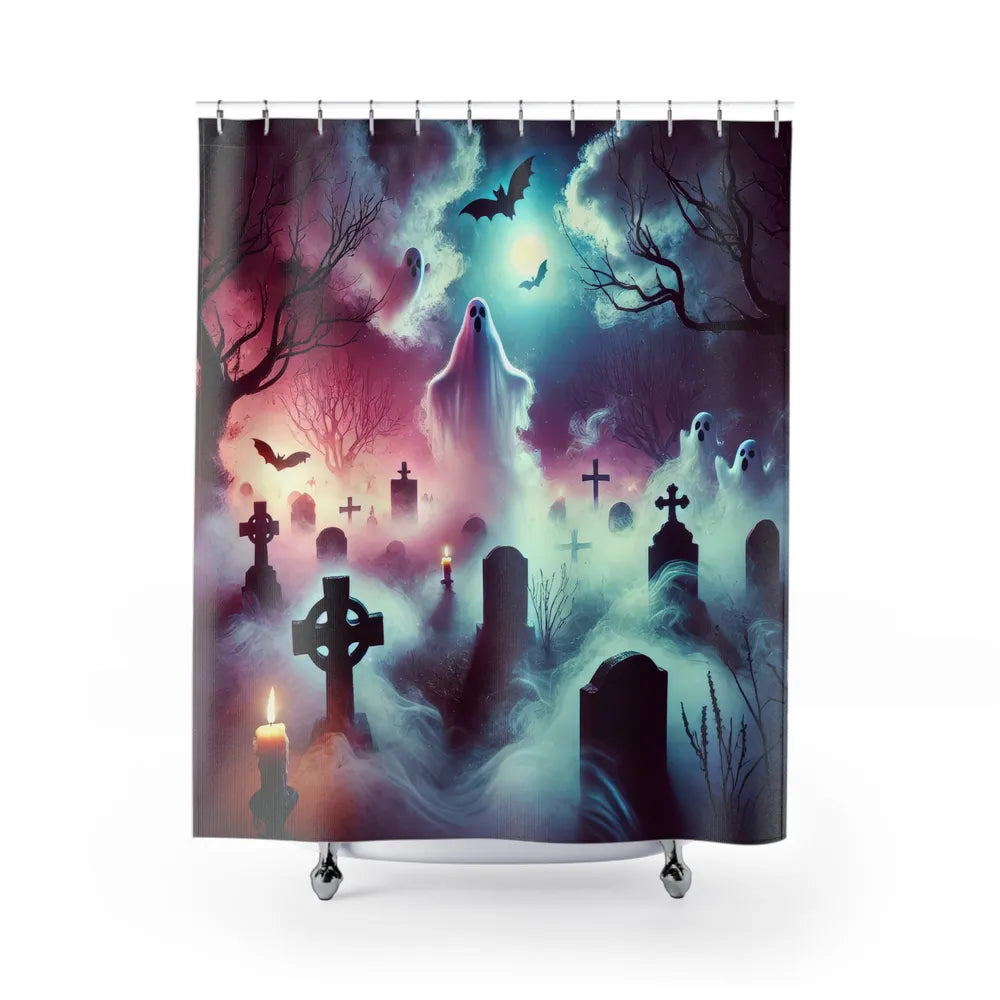 Spectral Sanctuary Shower Curtain