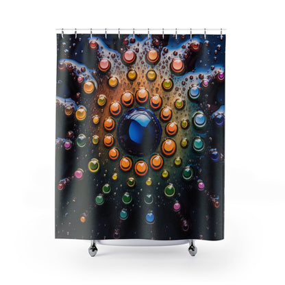 Spectrum Starburst Shower Curtain