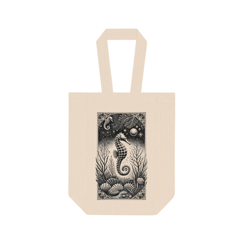 Spiral Seafarer Double Wine Tote Bag