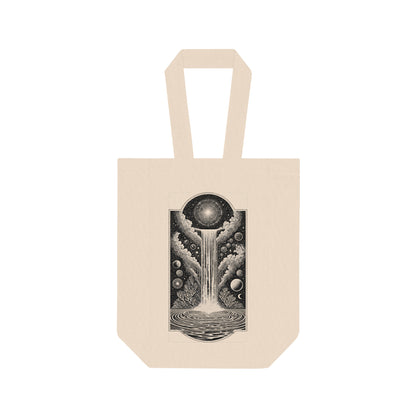 Stellar Cascade Double Wine Tote Bag